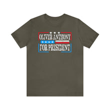 Load image into Gallery viewer, Oliver Anthony for President Unisex Jersey Short Sleeve Tee Express Delivery
