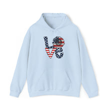 Load image into Gallery viewer, Love Sunflower USA Flag Unisex Heavy Blend™ Hooded Sweatshirt
