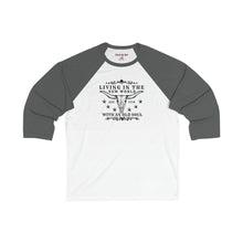 Load image into Gallery viewer, Oliver Anthony Living In The New World With an Old Soul Unisex 3\4 Sleeve Baseball Tee
