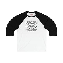 Load image into Gallery viewer, Oliver Anthony Living In The New World With an Old Soul Unisex 3\4 Sleeve Baseball Tee
