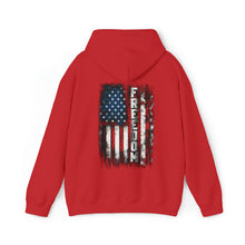 Load image into Gallery viewer, Patriotic American Freedom Rustic Flag Unisex Heavy Blend™ Hooded Sweatshirt
