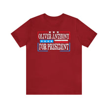 Load image into Gallery viewer, Oliver Anthony for President Unisex Jersey Short Sleeve Tee Express Delivery
