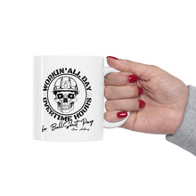 Load image into Gallery viewer, Oliver Anthony&#39;s Rich Men North of Richmond lyrics Workin&#39; All Day Overtime Hours For Bullshit Pay Ceramic Mug 11oz
