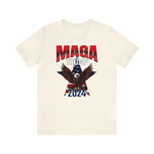 Load image into Gallery viewer, Trump 2024 MAGA design Unisex Jersey Short Sleeve Tee Express Delivery
