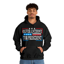 Load image into Gallery viewer, Oliver Anthony for President  Unisex Heavy Blend™ Hooded Sweatshirt
