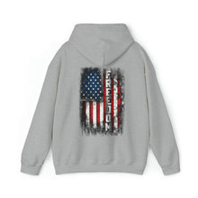 Load image into Gallery viewer, Patriotic American Freedom Rustic Flag Unisex Heavy Blend™ Hooded Sweatshirt
