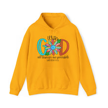 Load image into Gallery viewer, Sunflower with God All Things are Possible Unisex Heavy Blend™ Hooded Sweatshirt
