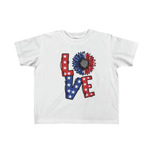 Load image into Gallery viewer, Love America Sunflower Toddler&#39;s Fine Jersey Tee
