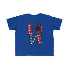 Load image into Gallery viewer, Love America Sunflower Toddler&#39;s Fine Jersey Tee
