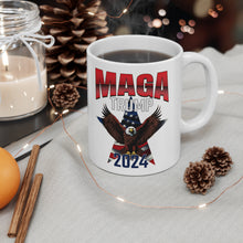 Load image into Gallery viewer, Trump 2024 MAGA  design. Ceramic Mug 11oz
