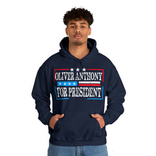 Load image into Gallery viewer, Oliver Anthony for President  Unisex Heavy Blend™ Hooded Sweatshirt
