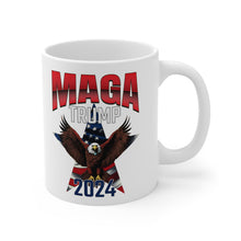 Load image into Gallery viewer, Trump 2024 MAGA  design. Ceramic Mug 11oz
