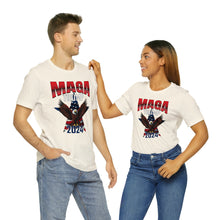 Load image into Gallery viewer, Trump 2024 MAGA design Unisex Jersey Short Sleeve Tee Express Delivery
