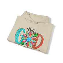 Load image into Gallery viewer, Sunflower with God All Things are Possible Unisex Heavy Blend™ Hooded Sweatshirt
