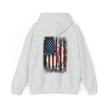 Load image into Gallery viewer, Patriotic American Freedom Rustic Flag Unisex Heavy Blend™ Hooded Sweatshirt
