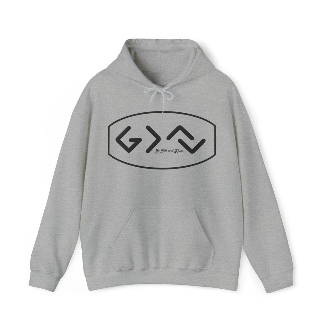 God is Greater than the Highs and Lows Unisex Heavy Blend™ Hooded Sweatshirt